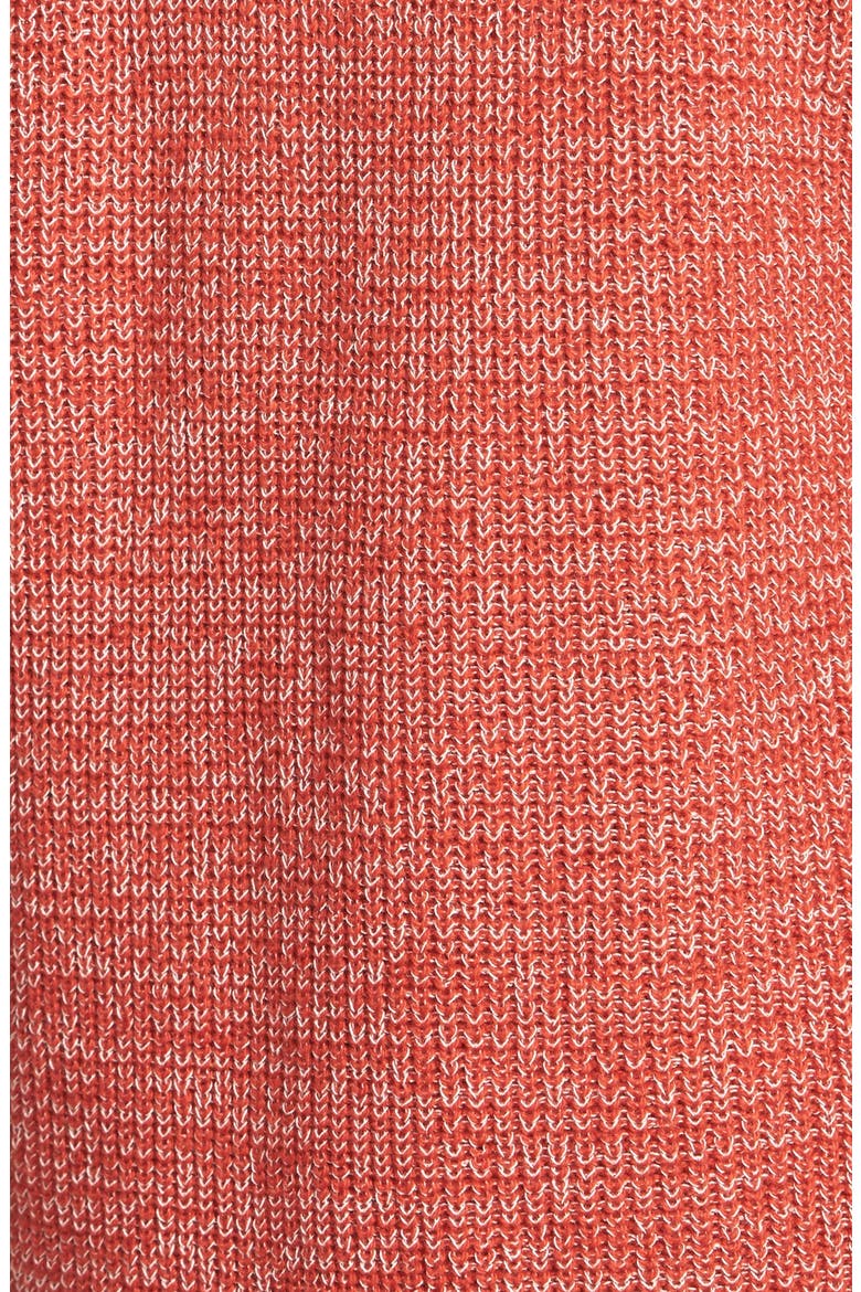 Textured Knit Pullover, Alternate, color, RED OCHRE AUTUMN MARL