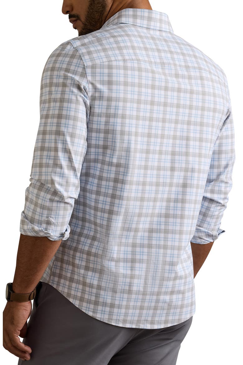 State of Mind Check Slim Fit Button-Up Shirt, Alternate, color, SLEET GRAY CHECK