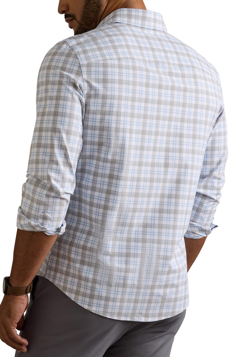 Rhone State of Mind Check Slim Fit Button-Up Shirt, Alternate, color,