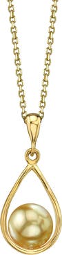 The Pearl Source Golden South Sea Pearl Jess Pendant