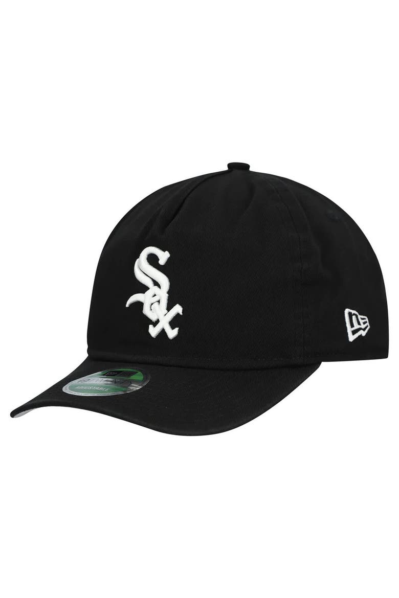Men's New Era  Black Chicago White Sox Team 19TWENTY Adjustable Hat, Main, color, Black