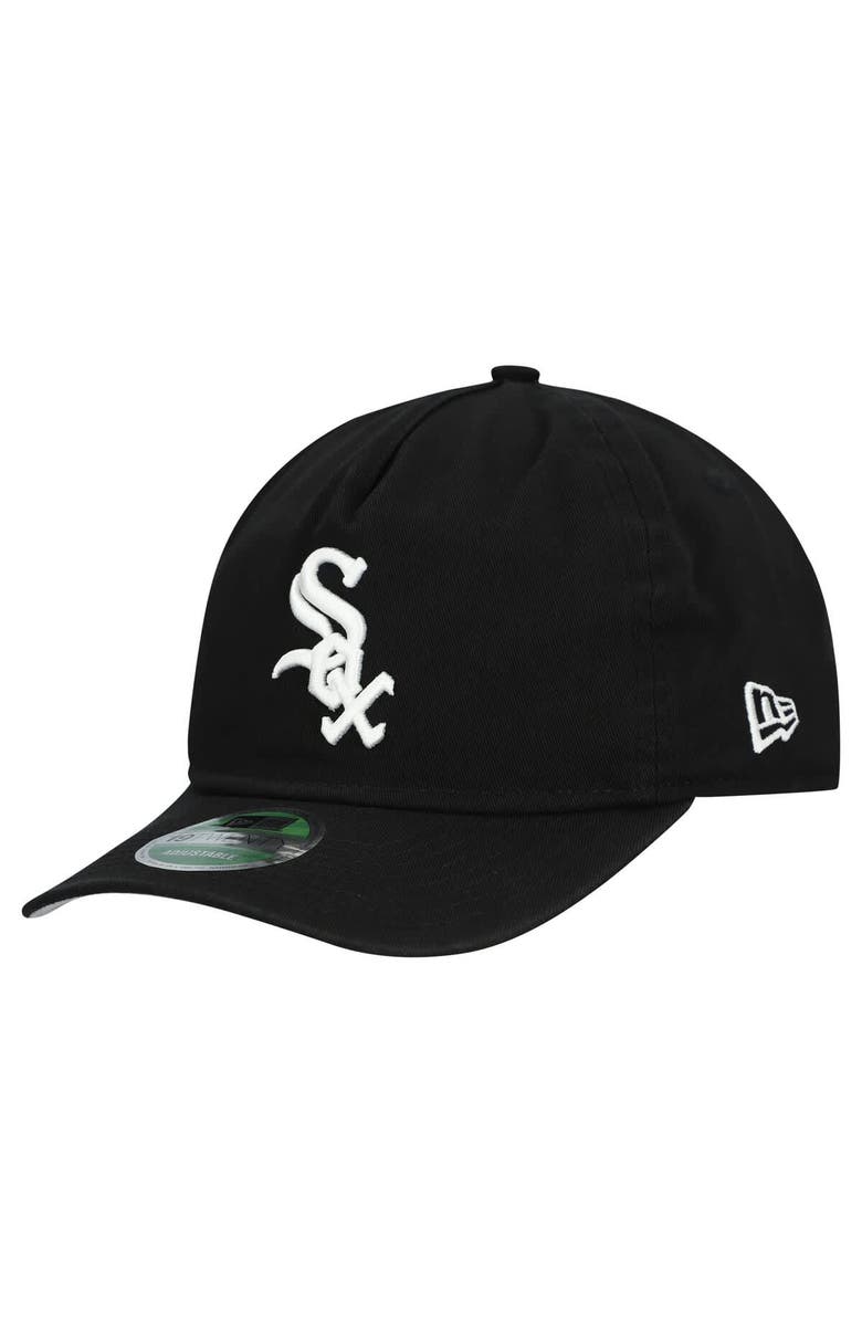New Era Men's New Era  Black Chicago White Sox Team 19TWENTY Adjustable Hat, Main, color, Black