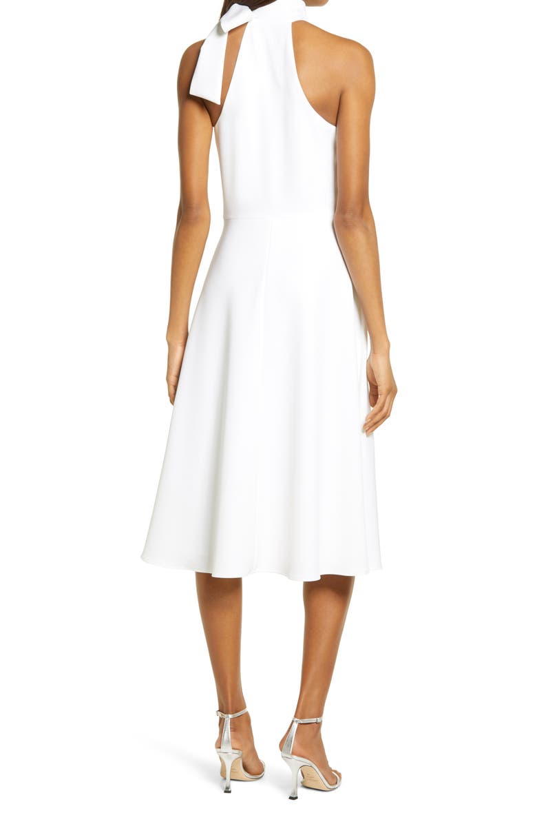 Black Halo Audrey Sleeveless Tie Neck Dress, Alternate, color,