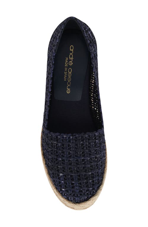 Andre Assous André Assous Patti Espadrille Wedge In Blue