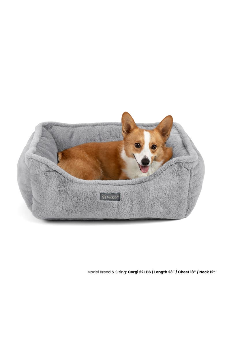Super Cloud Dog  Bed- Reversible Cat & Dog Bed, Alternate, color, River Gray