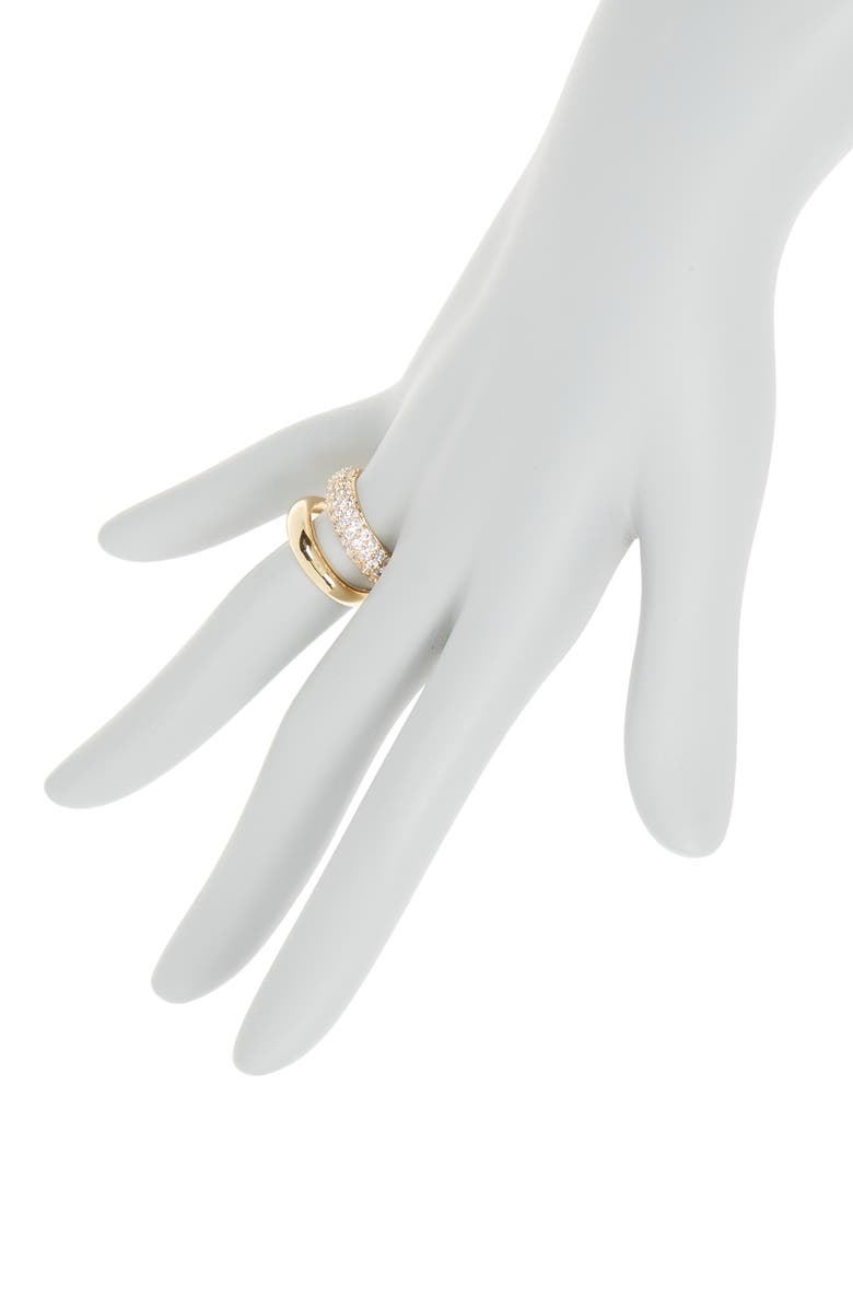 NORDSTROM RACK CZ Pavé Illusion Stack Ring, Alternate, color, 