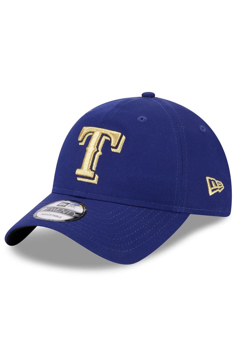 New Era Men's New Era  Royal Texas Rangers 2024 Gold Collection 9TWENTY Adjustable Hat, Alternate, color, Royal