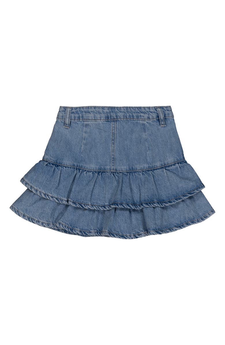 Joe's Jeans Kids' Ruffle Denim Mini Skort, Alternate, color, 
