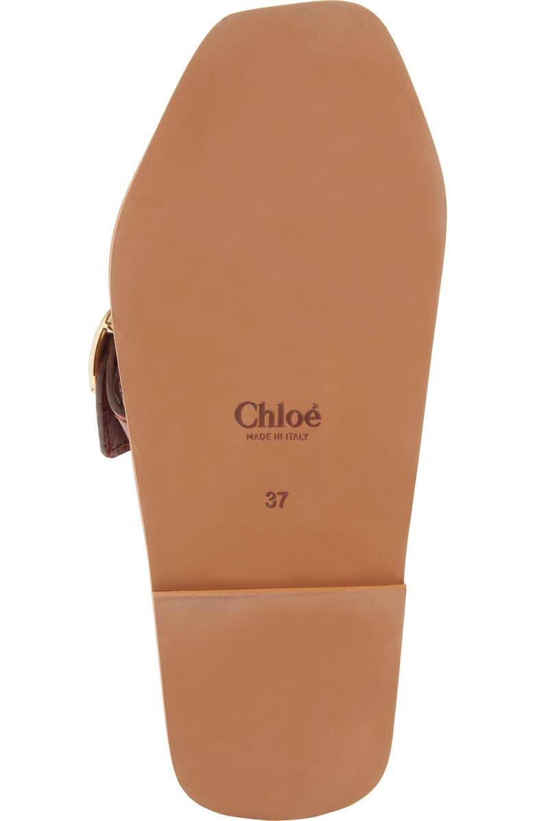Chloé Woody Buckle Slide Sandal, Alternate, color,