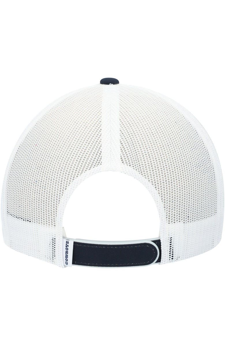 HOOEY Men's HOOey Navy/White Dallas Cowboys Star Patch Rope Trucker Snapback Hat, Alternate, color, Navy