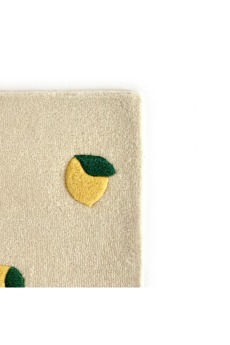Lemons Rug, Alternate, color, Cream / Yellow Print