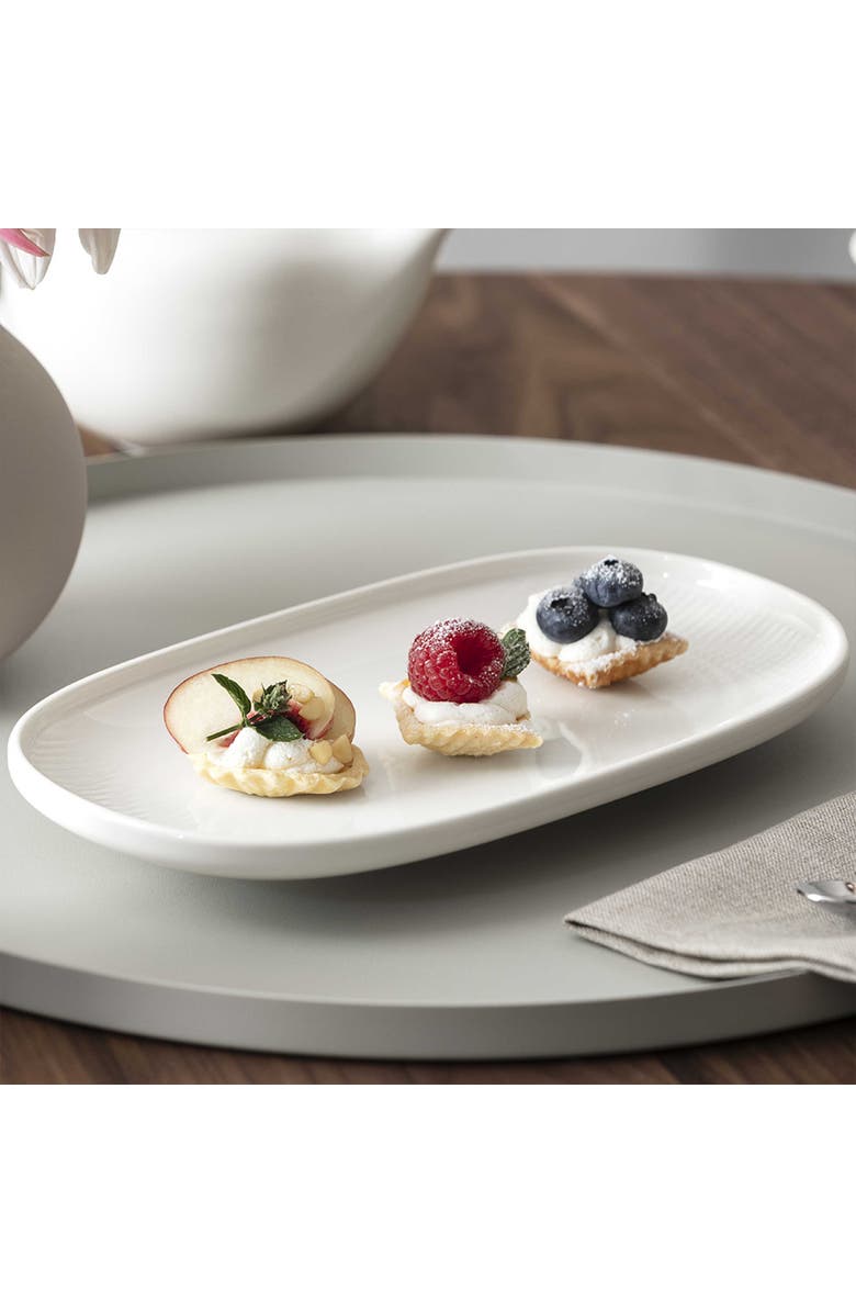 Villeroy & Boch Afina Universal Plate / Pickle Dish, Alternate, color, White