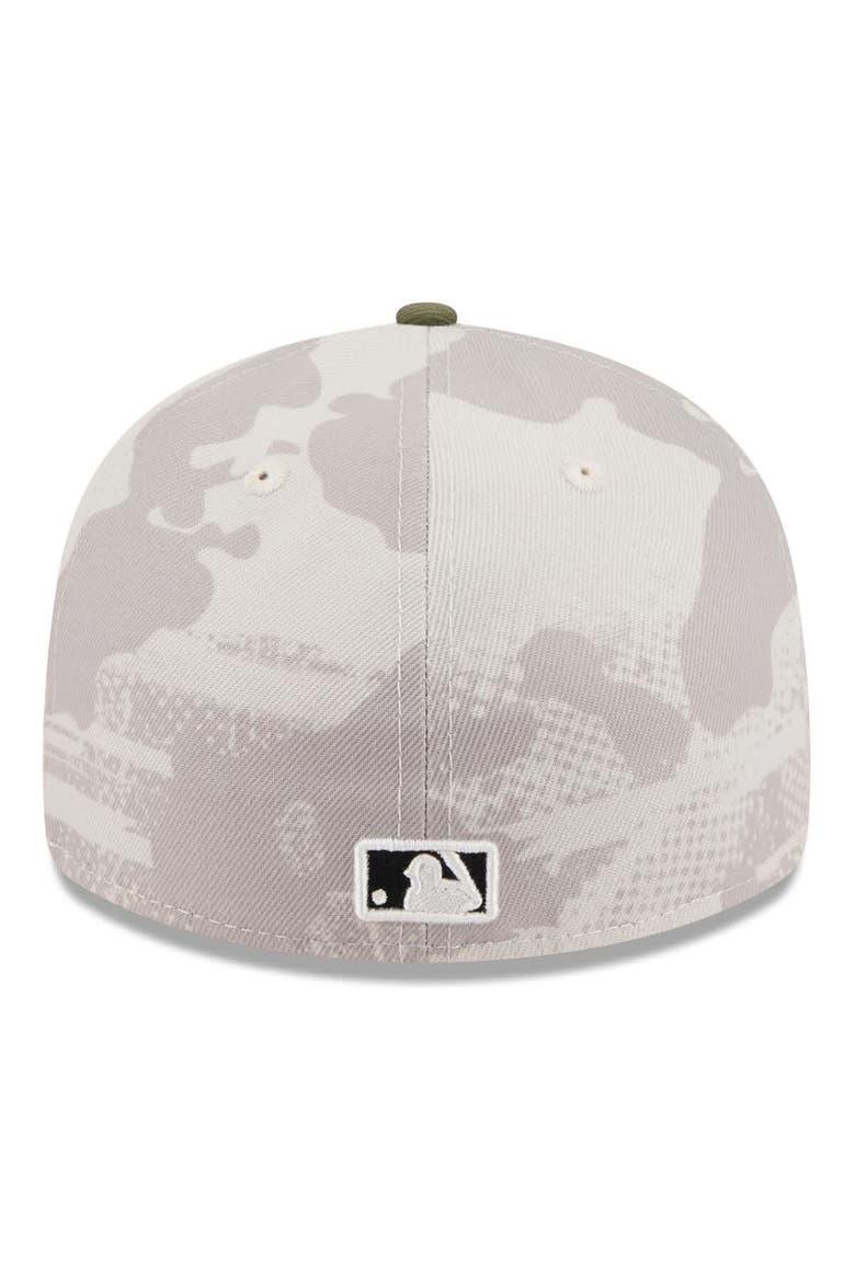 Men's New Era Light Beige/Olive San Diego Padres 2025 Armed Forces Day Low Profile 59FIFTY Fitted Hat, Alternate, color, Light Beige