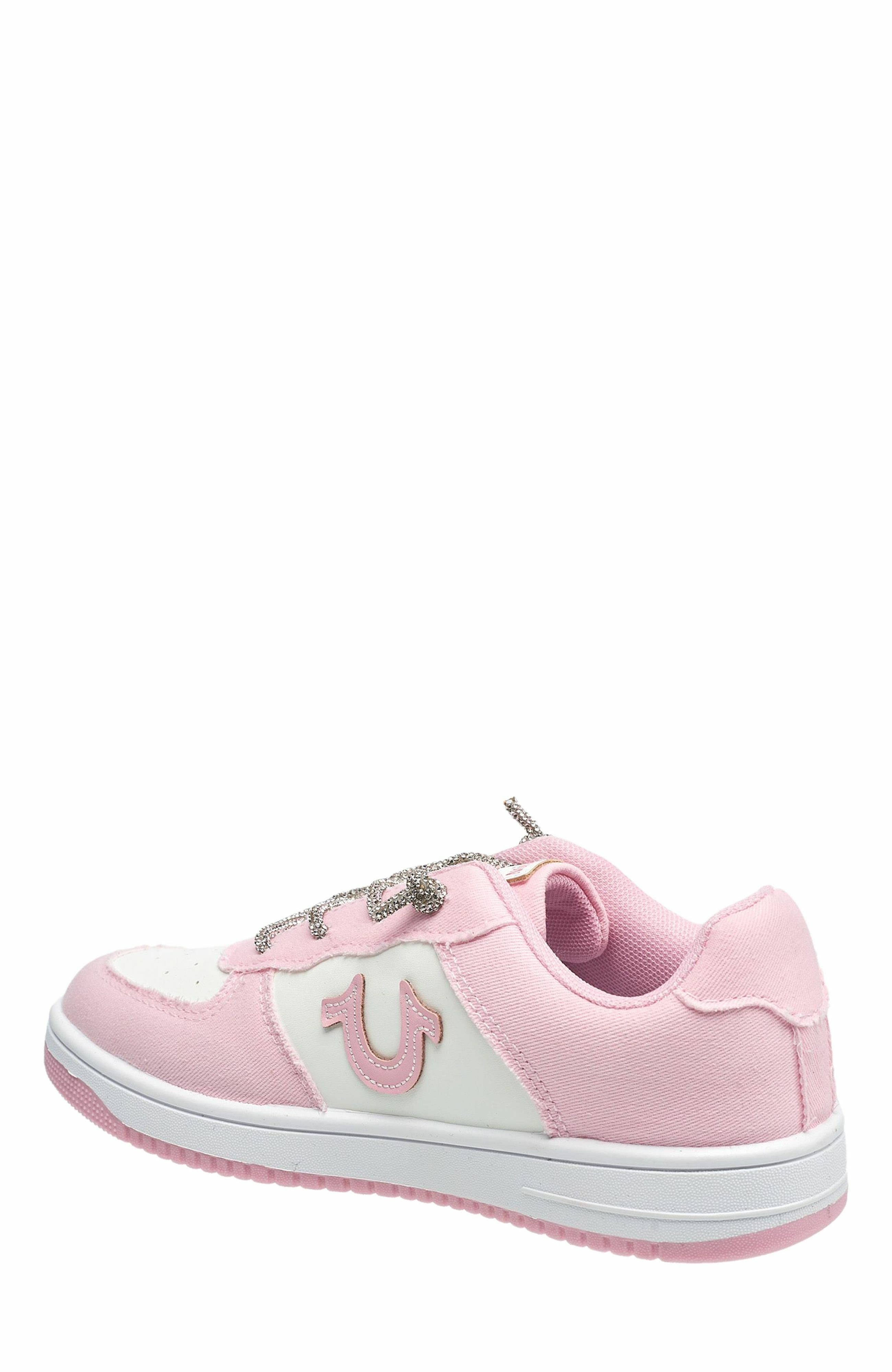 Girl's Allison Logo Sneaker, Alternate, color, PINK