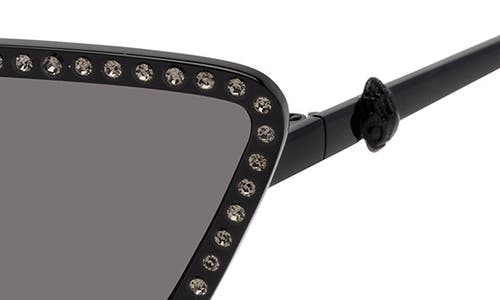 Kurt Geiger London 58mm Cat Eye Sunglasses In Black/smoke