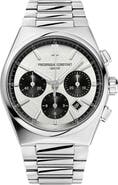 FREDERIQUE CONSTANT Highlife Chronograph Automatic Bracelet Watch, 41mm