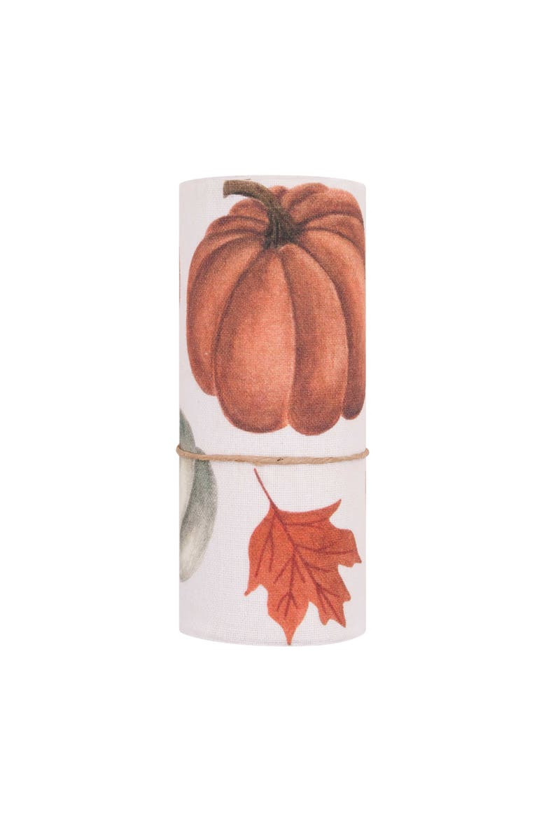 Bountiful Pumpkins Harvest Fall Towel & Stand Gift Set, Alternate, color, Orange
