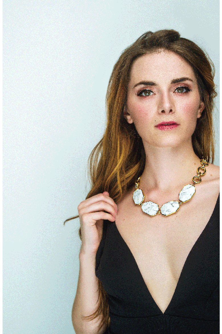 Renaissance Romance Necklace, Alternate, color, Gold