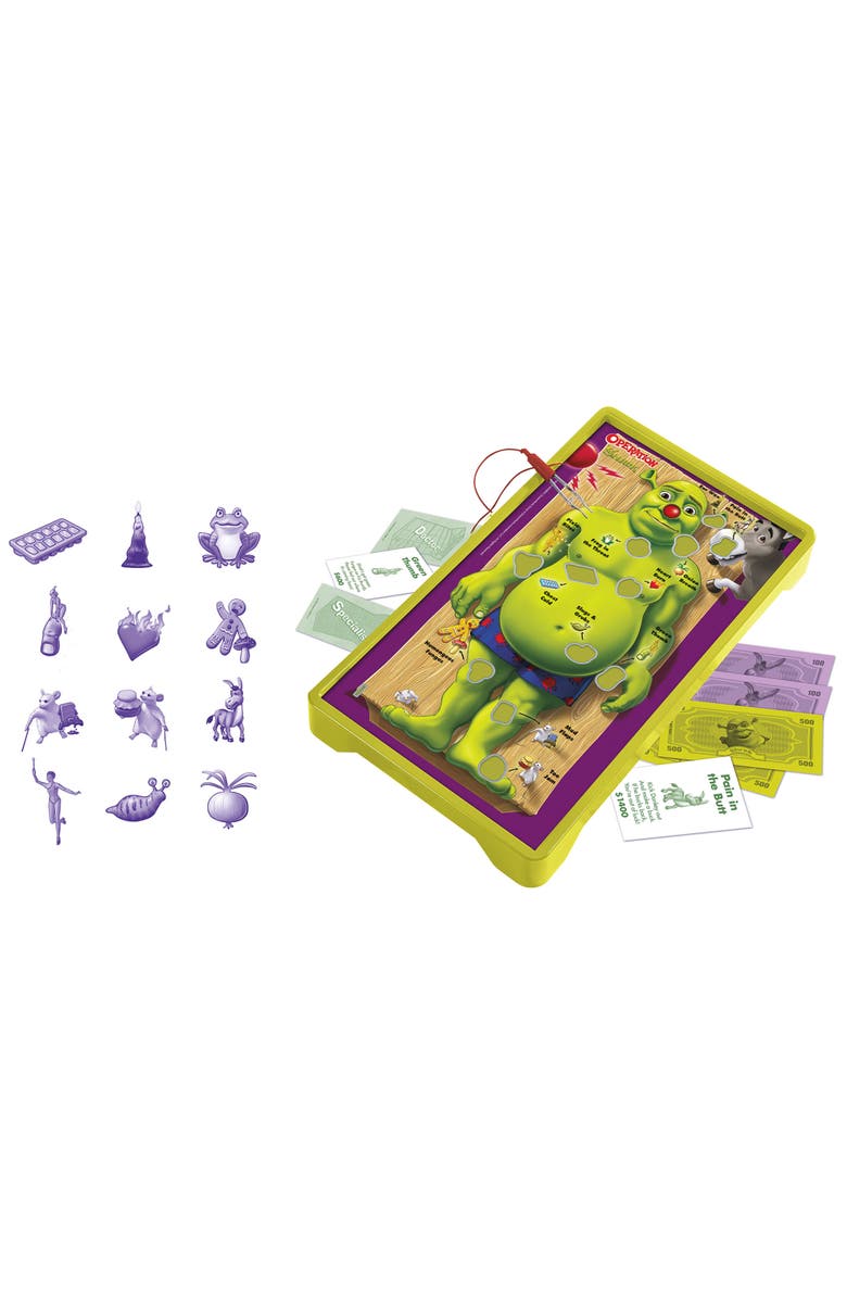 Operation Shrek Silly Skill Board Game, Alternate, color, Multicolored