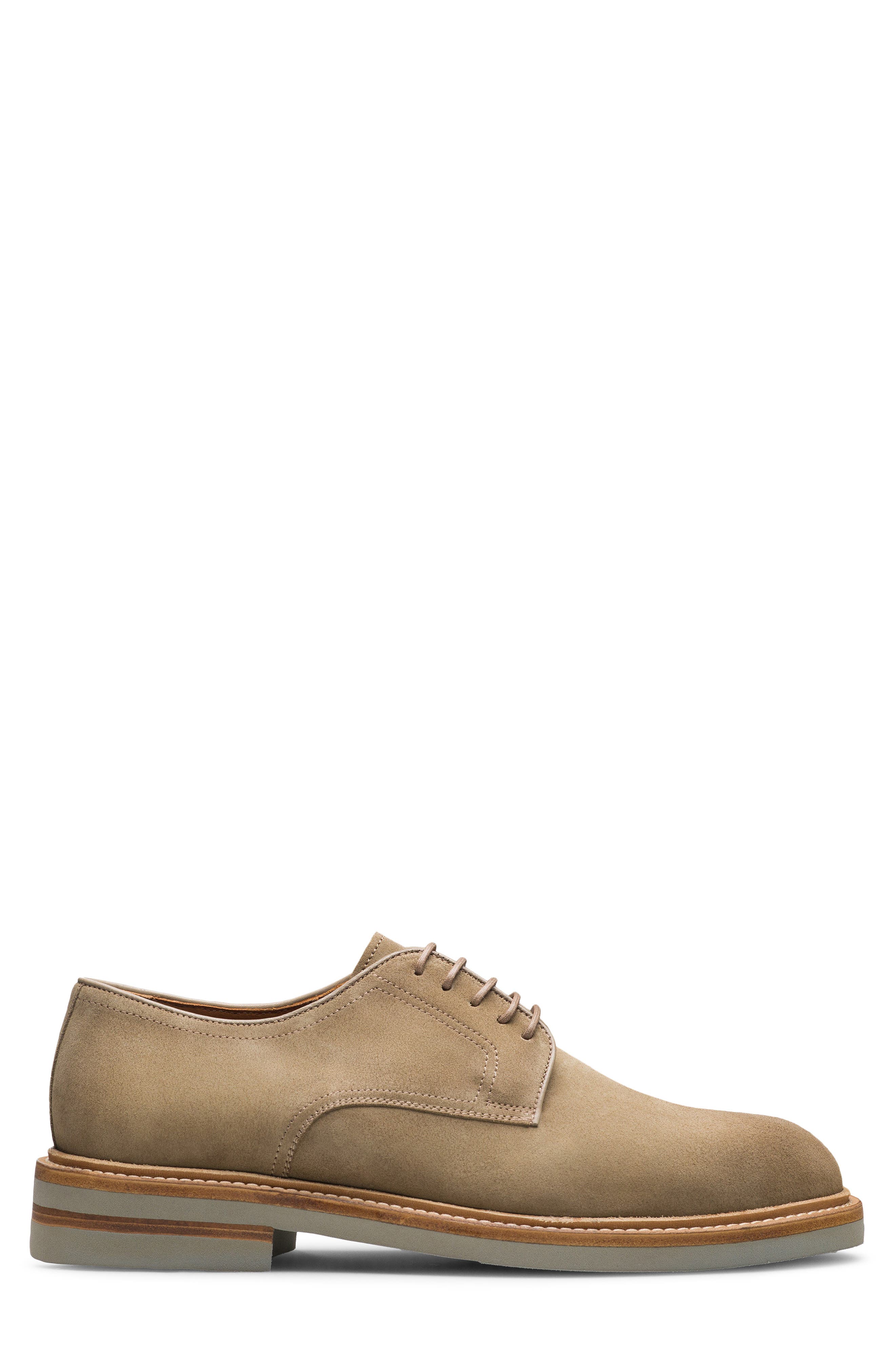 Magnanni Marton Suede Derby, Alternate, color, Taupe Suede