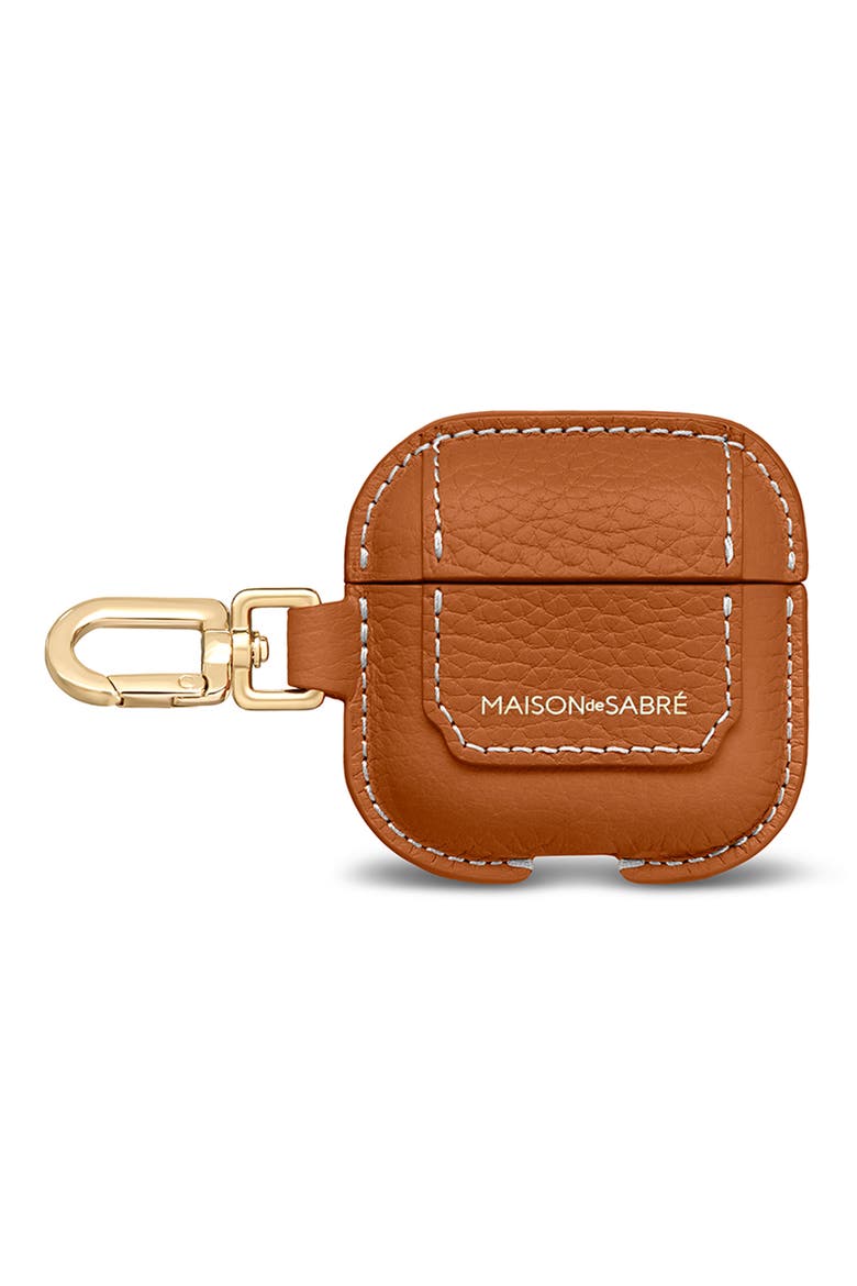 The AirPods 4 Case Charm, Main, color, Pecan Brown