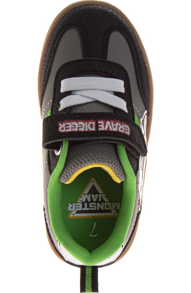 Monster Jam Sneaker, Alternate, color, Black Grey
