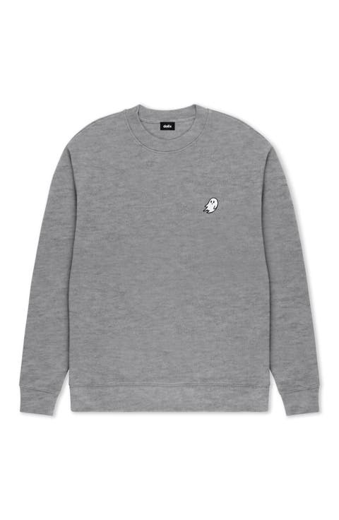 Ghost Relaxed Midweight Fleece Crewneck Sweatshirt