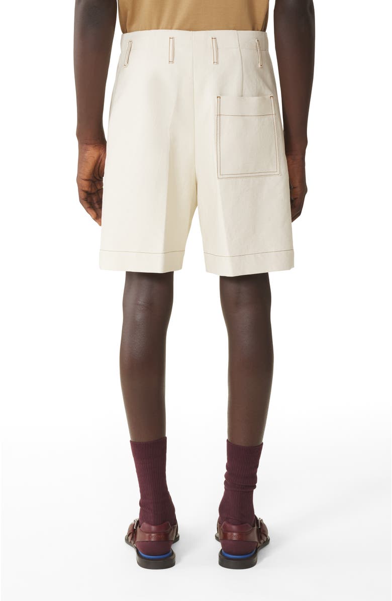 Lanvin Denim Shorts, Alternate, color, White