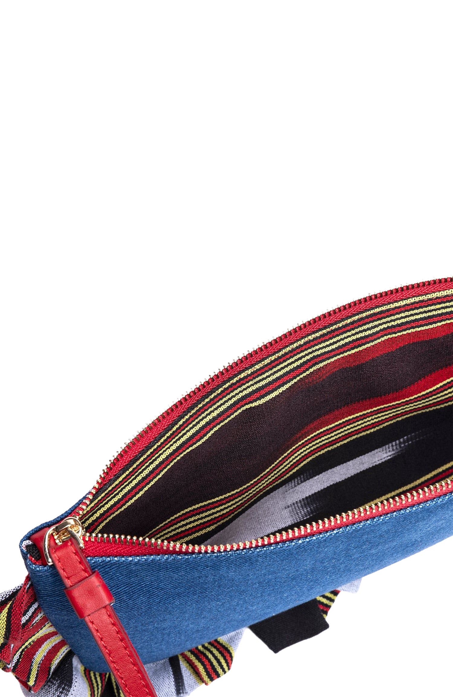 Medi - Denim Clutch Bag, Alternate, color, Denim