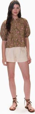 Rebecca Taylor Josie Pleat Shirt