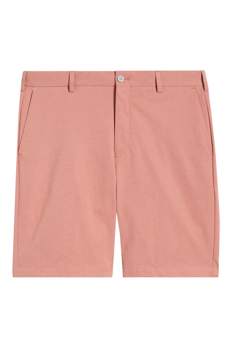 Crown Crafted Surge Performance Shorts, Alternate, color, FADED SCARLET