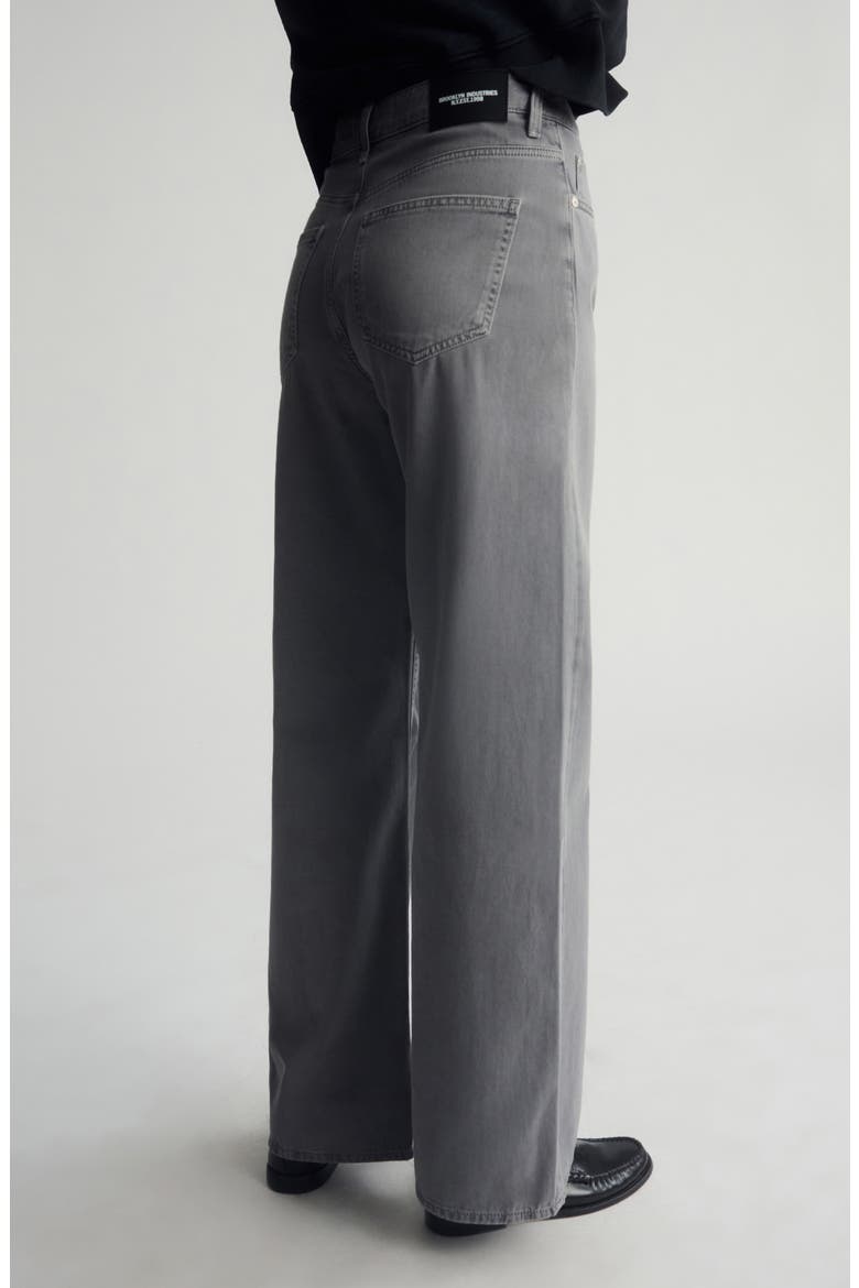 High Waist Wide Leg Jeans, Alternate, color, QUIET SHADE