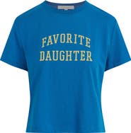 Favorite Daughter Cropped Collegiate Tee