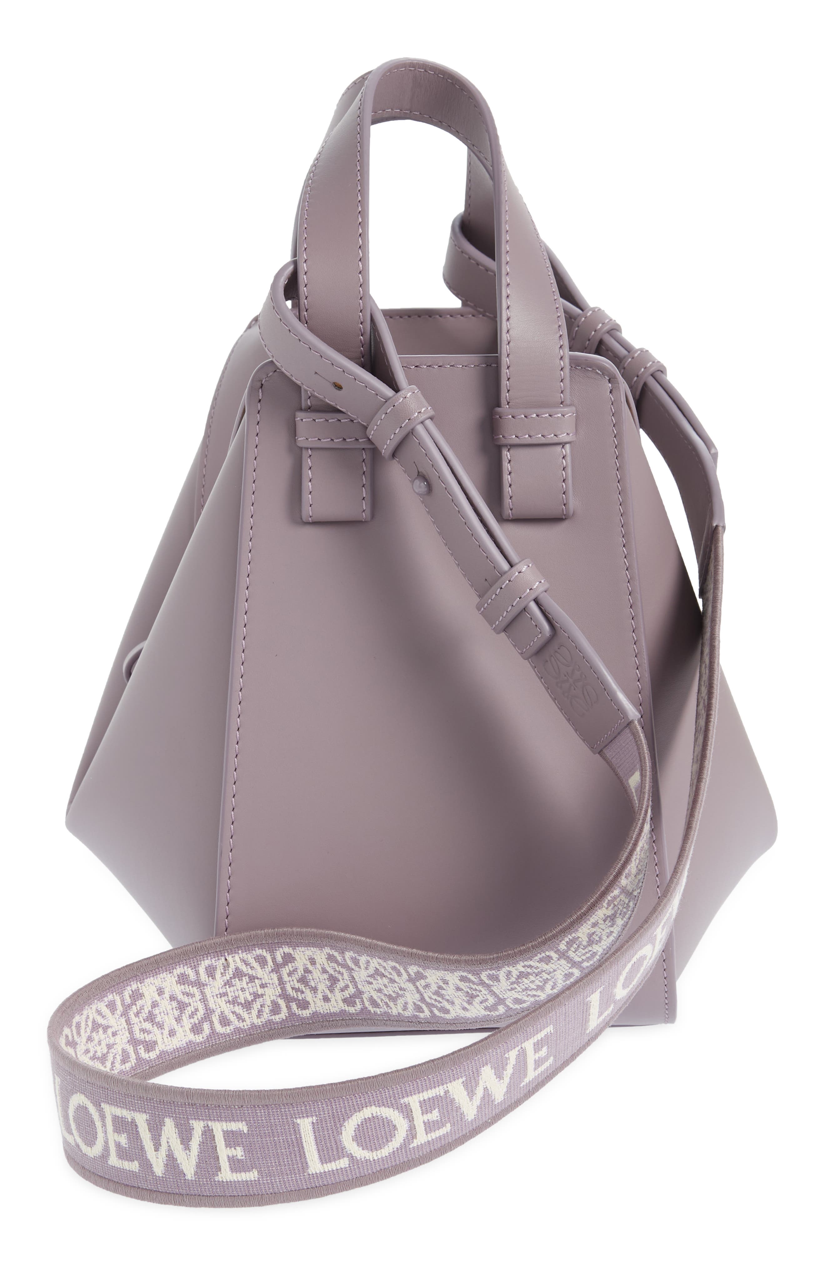 Loewe Compact Hammock Satin Calfskin Handbag, Alternate, color, 