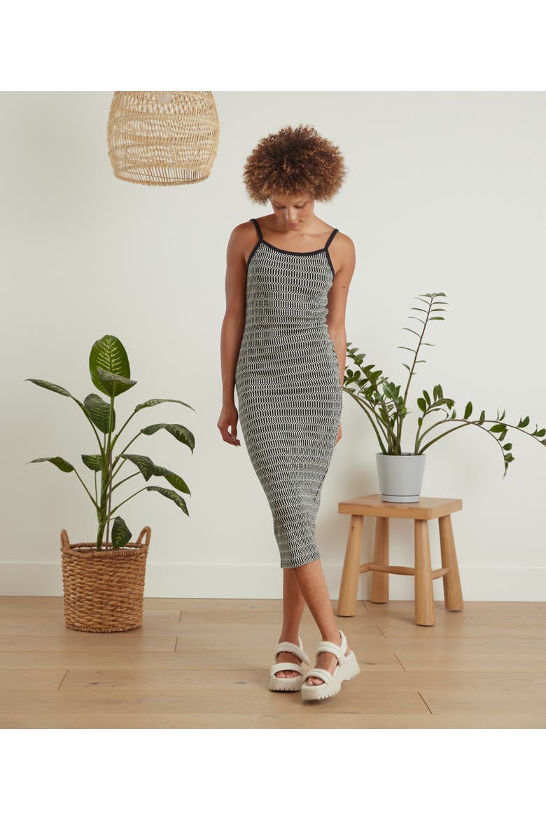 Vermont Dress, Alternate, color, Black Jacquard