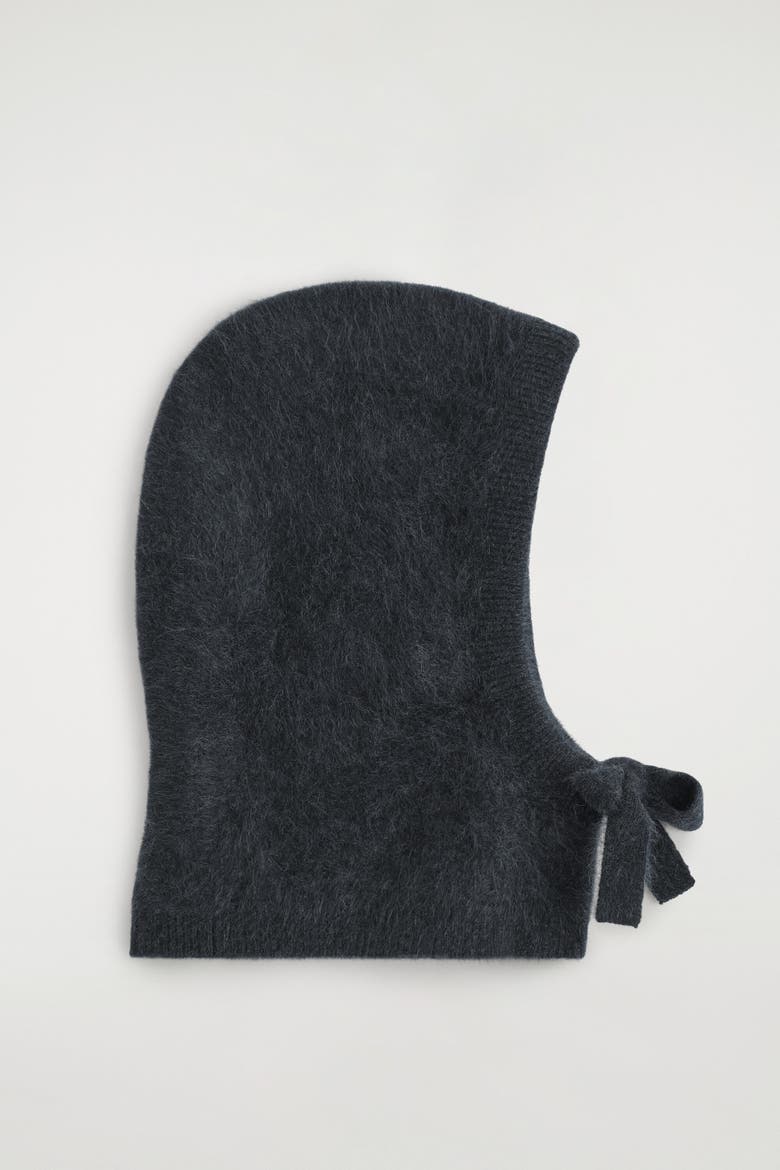 Brushed-cashmere Hood, Alternate, color, CHARCOAL