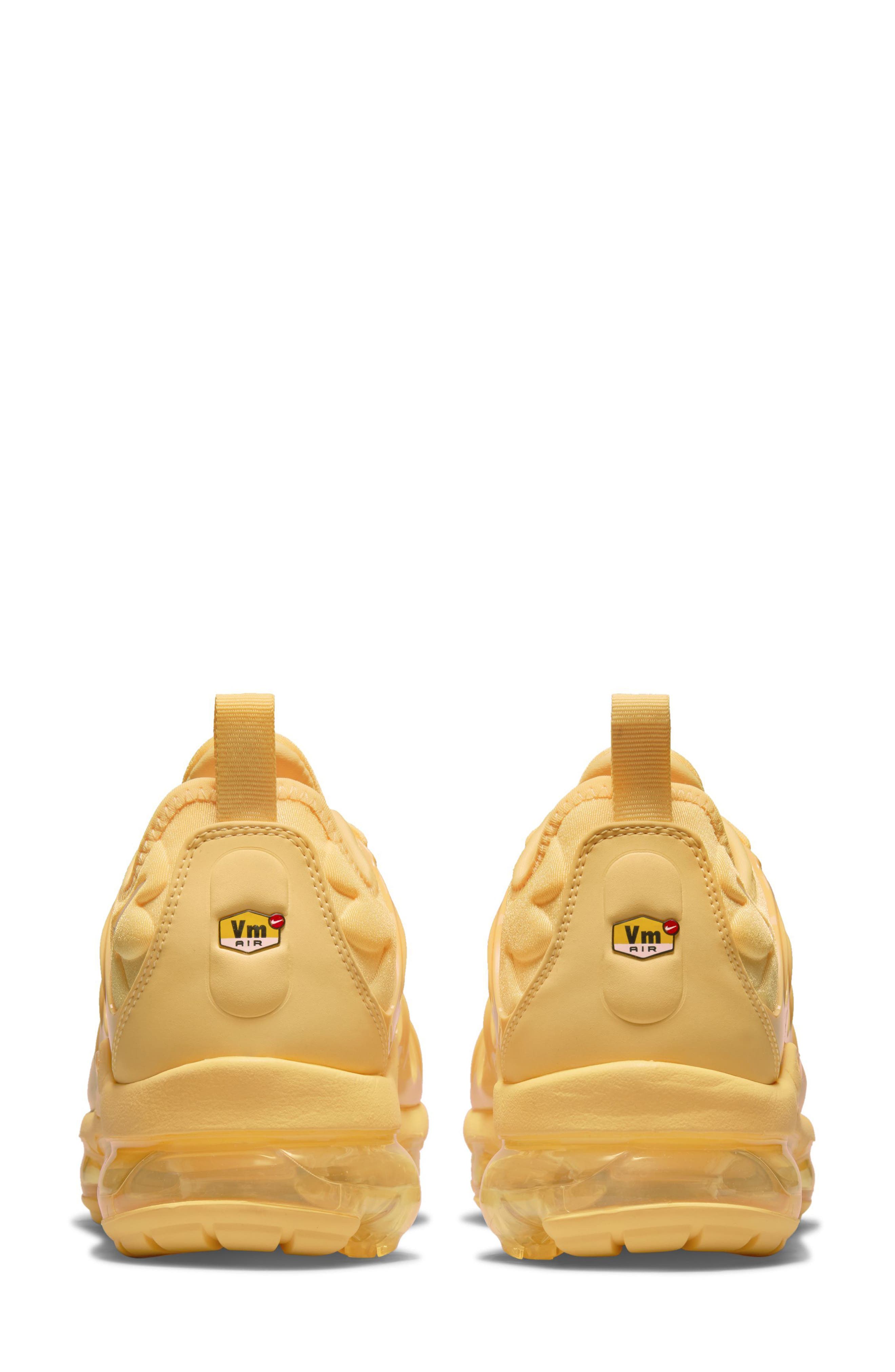 Air VaporMax Plus Sneaker, Alternate, color, CITRON PULSE/ WHITE