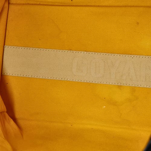Pre-owned Goyard Goyard Saint Leger Briefcase Backpack Coated Canvas In Black