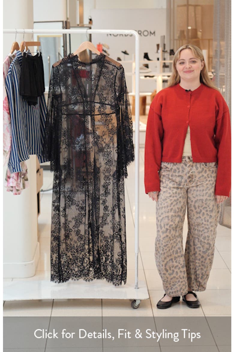 Lace Flow Maxi Robe video