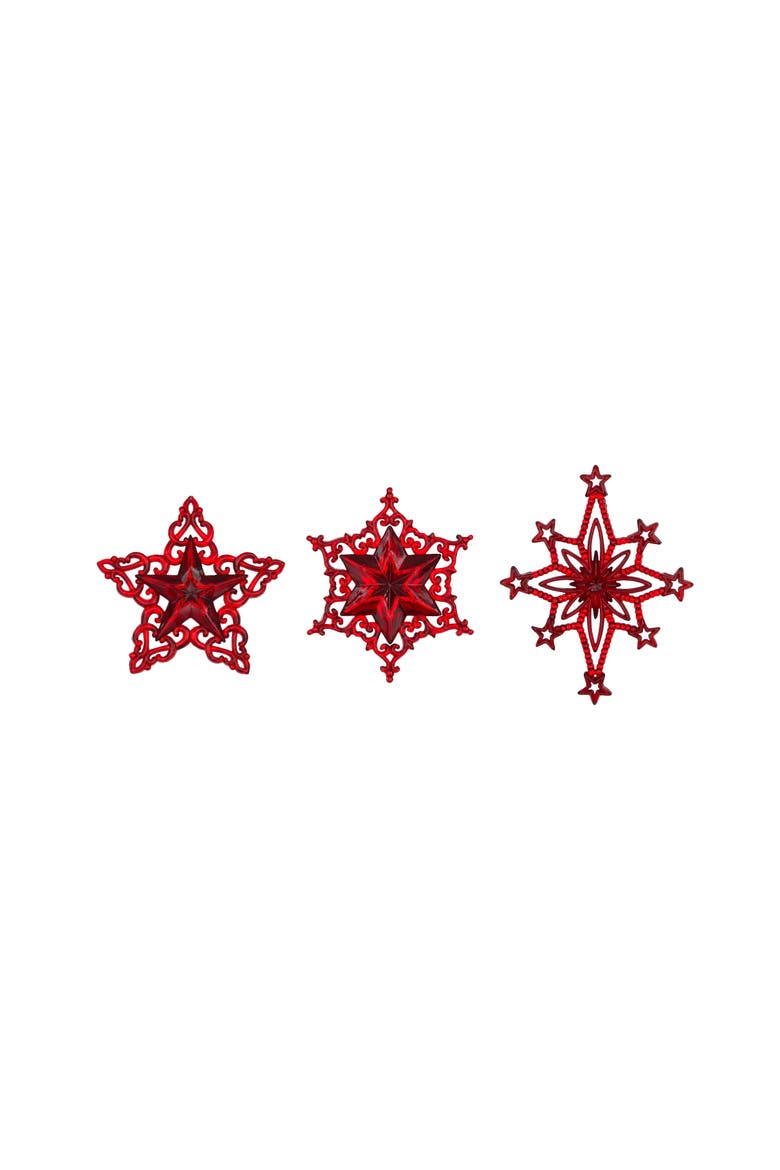 Regal Star Orn., St/3, Main, color, Red