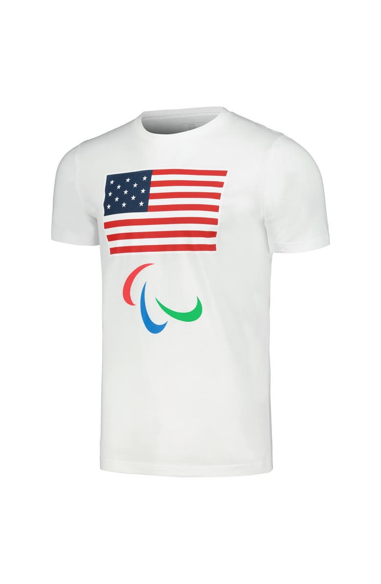 Outerstuff Men's U.S. Paralympics White Flag T-Shirt, Alternate, color, White