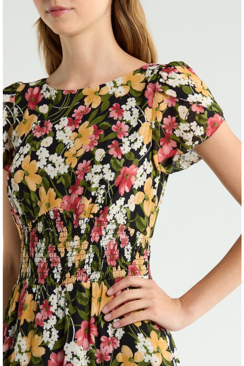 Drusilla Floral Print Maxi Dress, Alternate, color, LORELAI