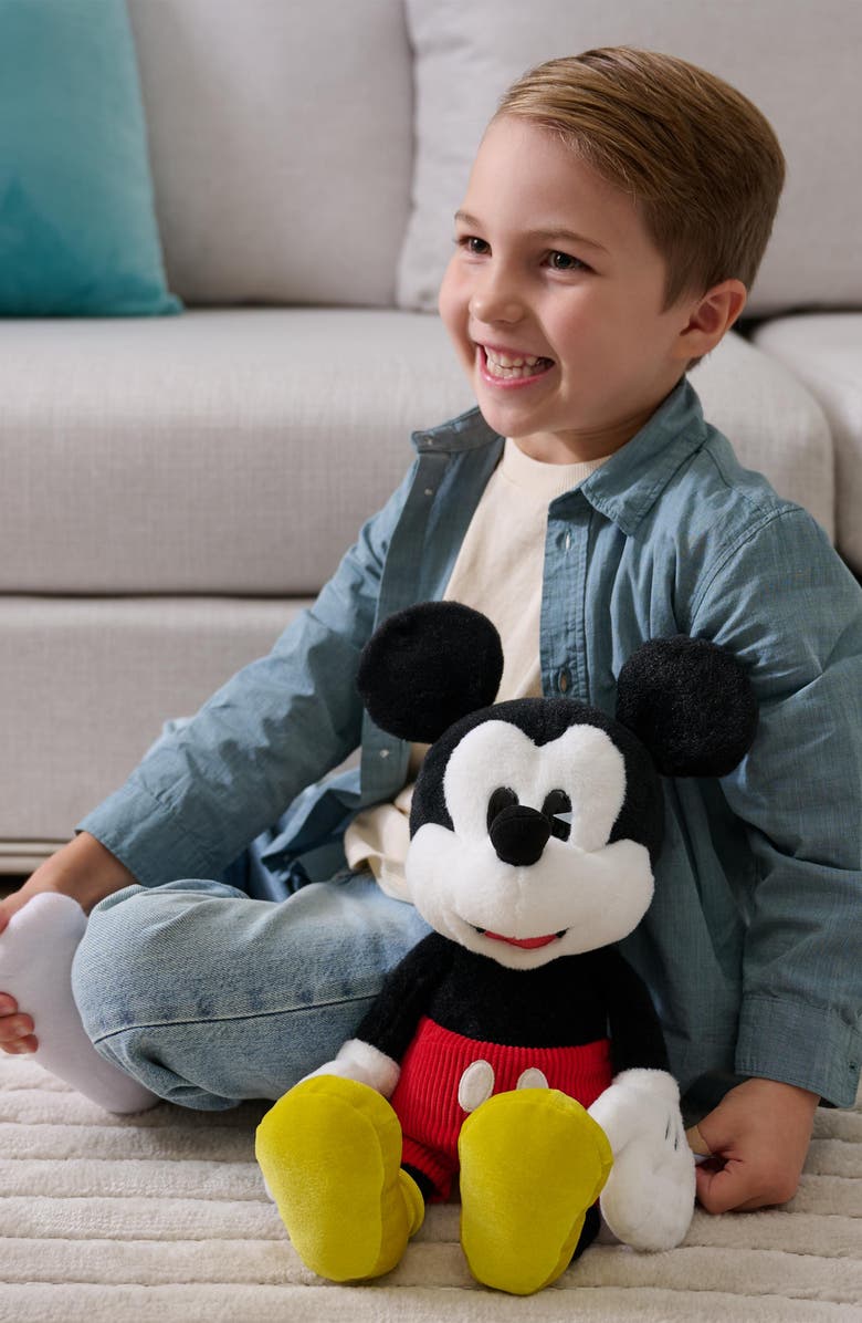 Gund Classic Mickey Stuffed Toy, Alternate, color, Black/ White Multi