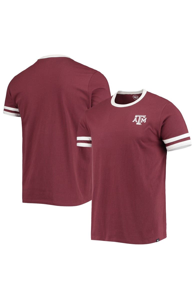 '47 Men's '47 Maroon Texas A&M Aggies Otis Ringer T-Shirt, Main, color, 
