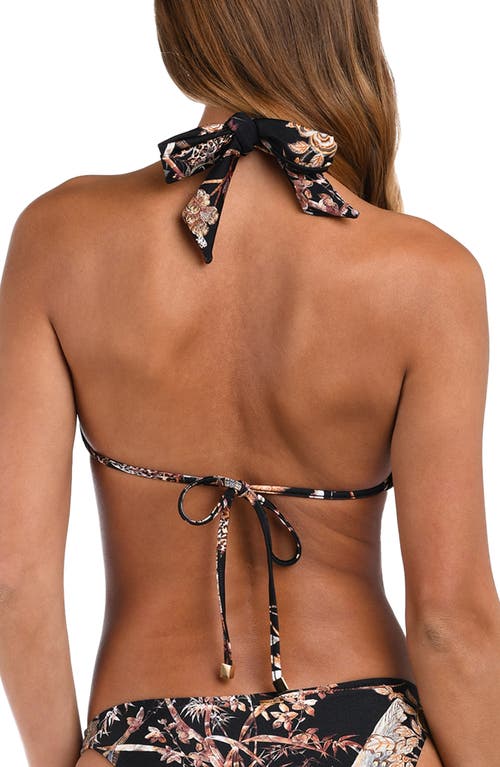 L AGENCE L'AGENCE ANNABELLE JUNGLE TRIANGLE BIKINI TOP
