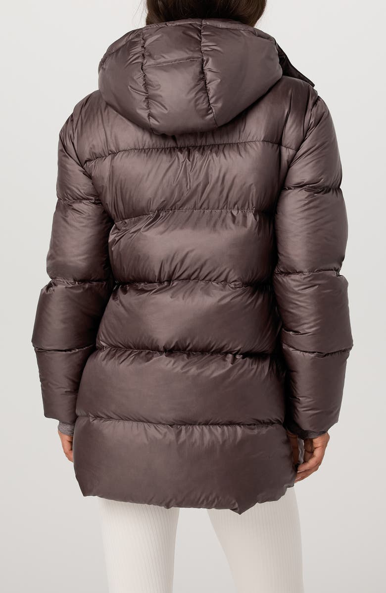 Vuori Water Resitant Long Down Jacket, Alternate, color, Huckleberry