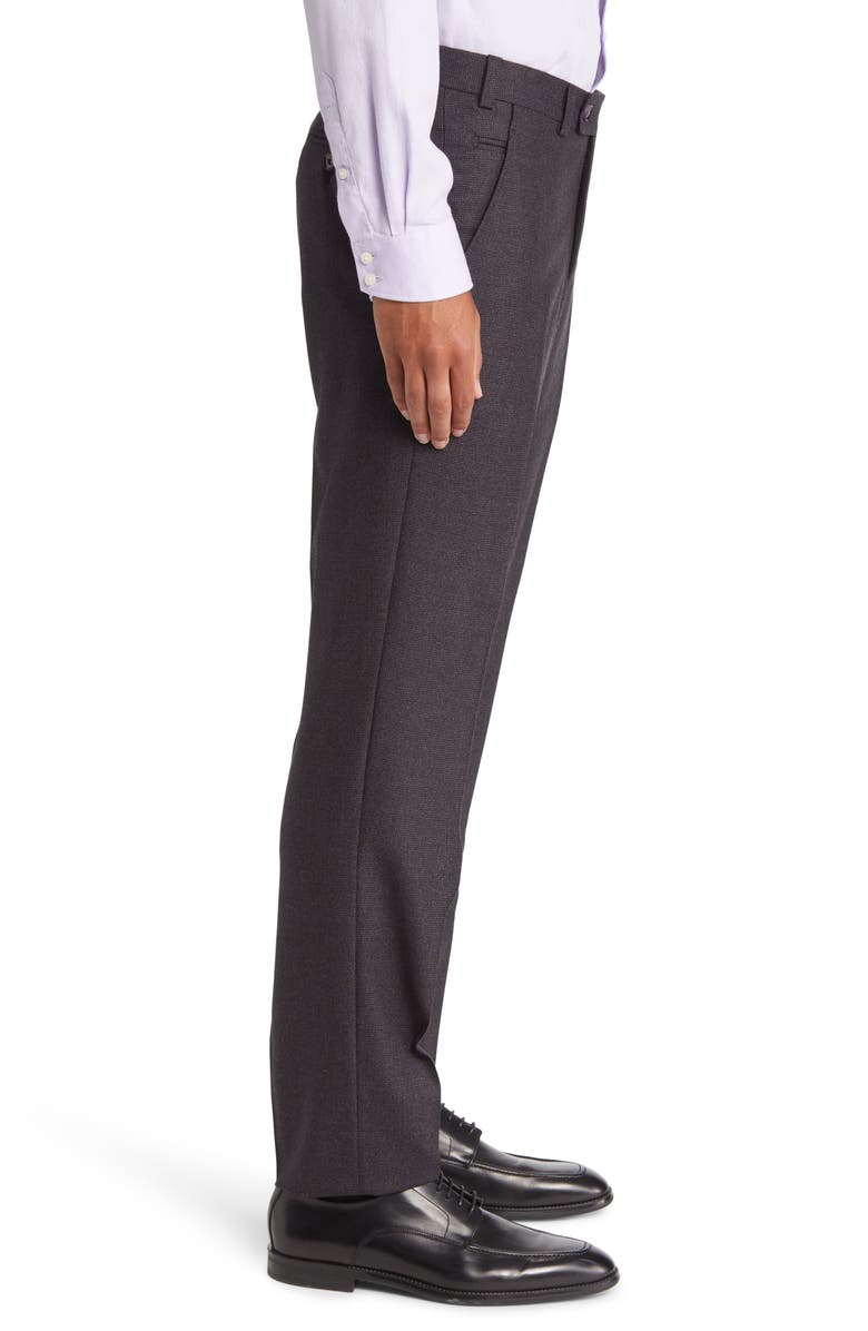 Ted Baker London Men's Jerome Trim Fit Microcheck Wool Pants, Alternate, color,