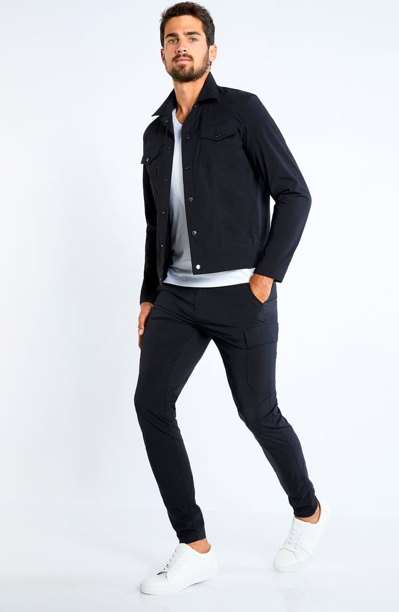 Anatomie Daniel Denim-Style Jacket, Alternate, color, Black