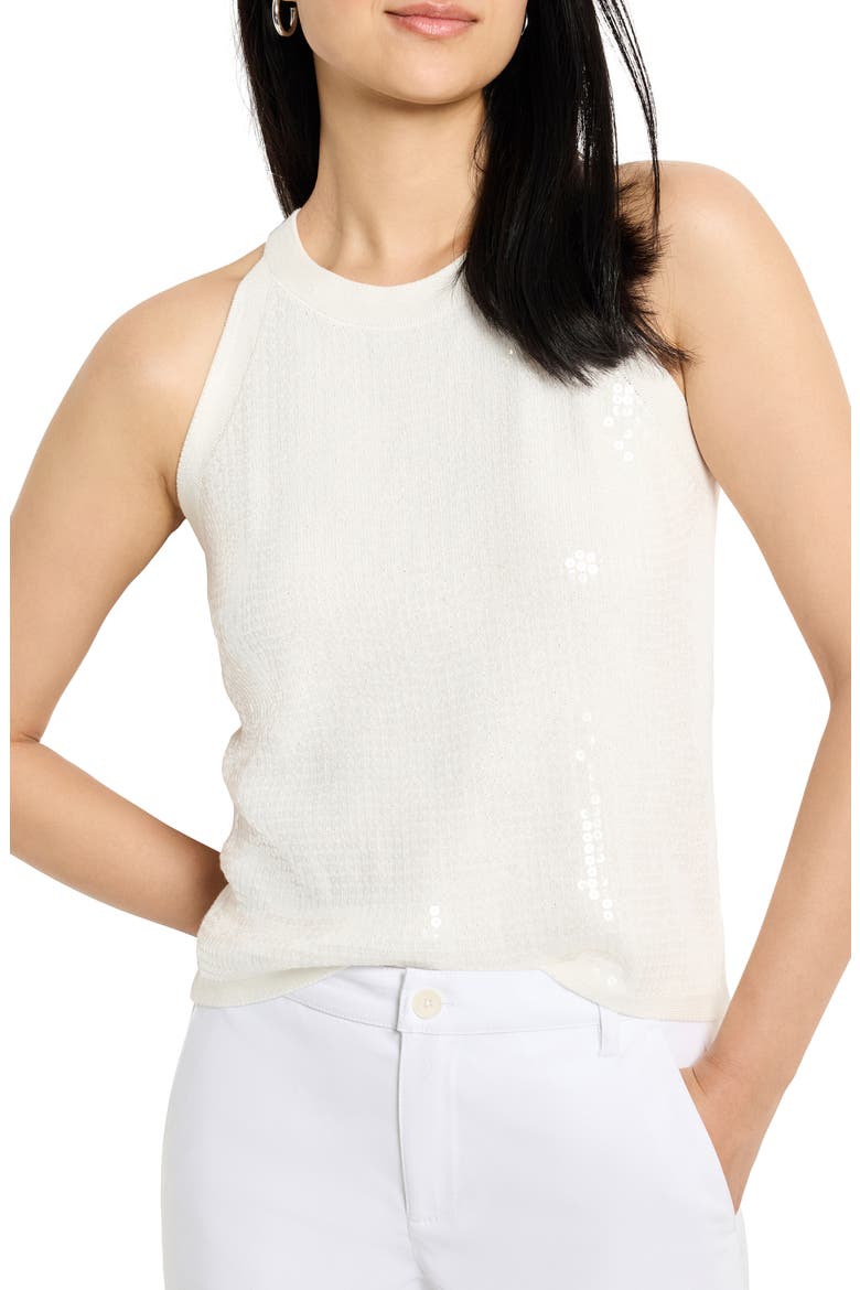 Anytime Sequin Sweater Tank, Main, color, CLASSIC CREAM