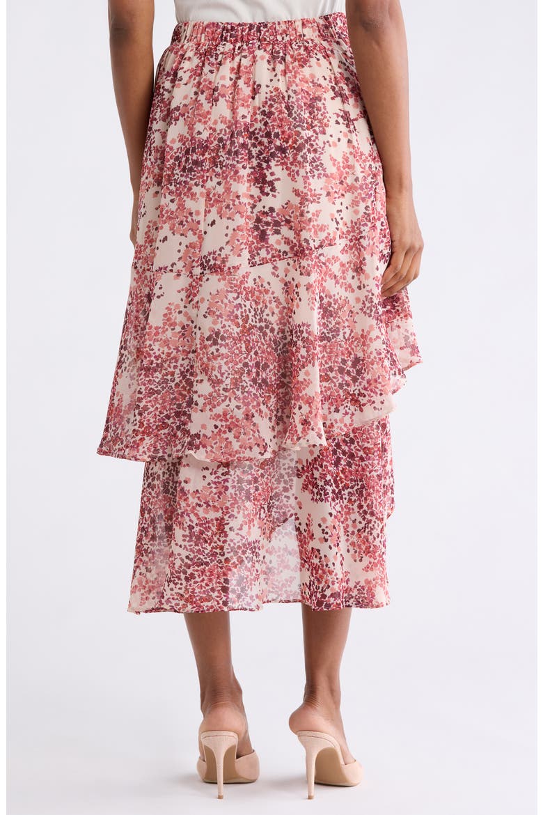 Ruffle High Low Maxi Skirt, Alternate, color, TPE/ MAV